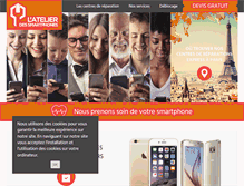 Tablet Screenshot of latelierdessmartphones.com